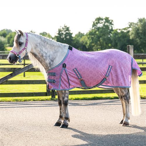 Síťovaná deka proti hmyzu QHP Rosalynn, SS 26, růžová - vel. 105 cm