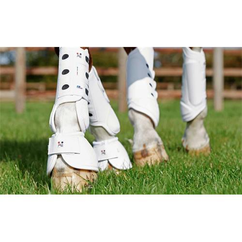 Přední krosové chrániče Premier Equine Carbon Air-Tech, bílé - vel. L Chrániče Carbon Tech, bílé, přední, vel. L