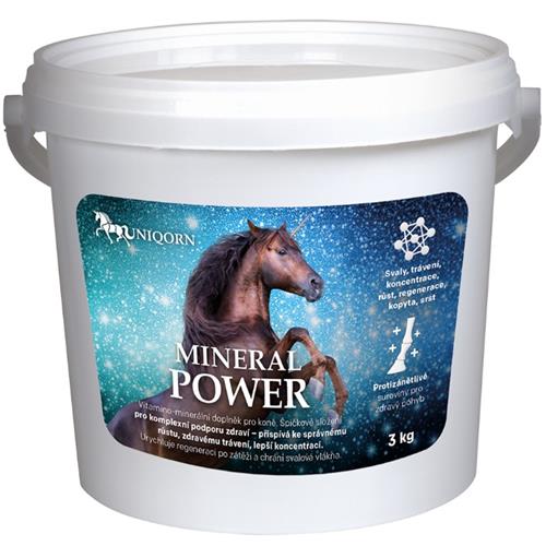 Doplněk pro koně Uniqorn Mineral Power, 3 kg Doplněk pro koně Uniqorn Mineral Power, 3 kg