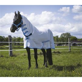 Deka proti hmyzu s krkem Riding World Combo, bílá