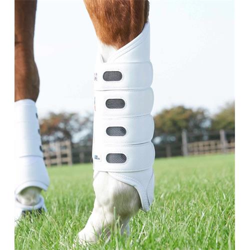 Zadní krosové chrániče Premier Equine Carbon Air-Tech, bílé - vel. M Chrániče Carbon Tech, bílé, zadní, vel. M