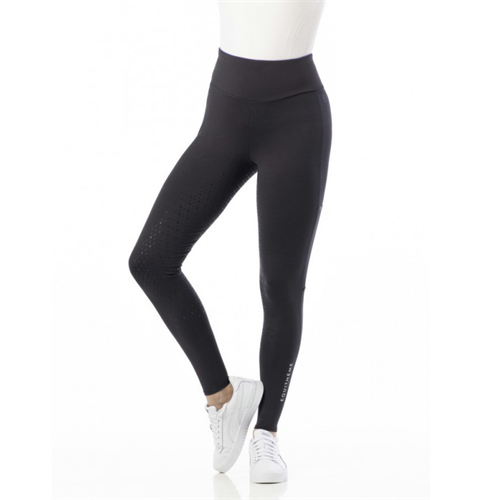 Dětské jezdecké leginy Equitheme Lyly, černé - 10 let Leginy dětské Equitheme Lyly, černé, 10 let