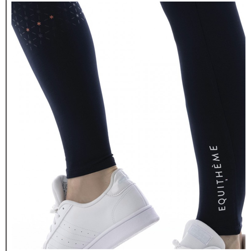 Dětské jezdecké leginy Equitheme Lyly, černé - 10 let Leginy dětské Equitheme Lyly, černé, 10 let