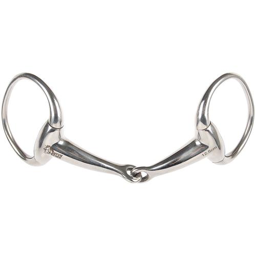 Udidlo oliva, nerez, jemné, 1 x lomené - vel. 14,5 cm Udidlo oliva, jemné, vel. 14,5 cm