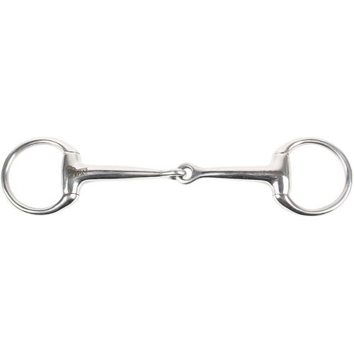 Udidlo oliva, nerez, menší kroužky, 1 x lomené - 11,5 cm Udidlo oliva, menší kroužky, vel. 11,5 cm