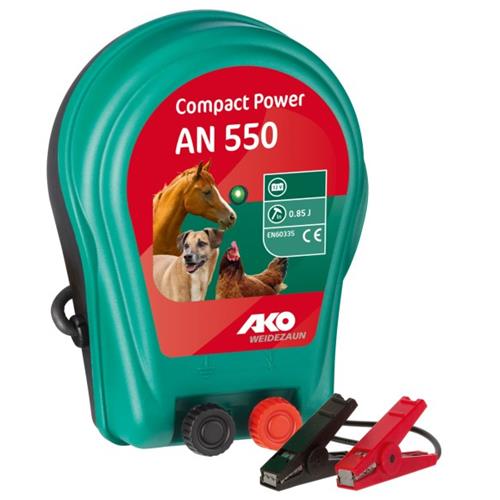 Zdroj pro elektrický ohradník AKO Compact Power AN 550, bateriový 0,55 J Zdroj pro elektrický ohradník AKO Compact Power AN 550, bateriový 0,55 J