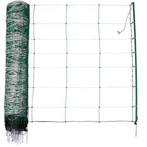 Síť pro elektrické ohradníky na ovce TitanNet v. 90 cm, d. 50 m,  jednoduchá špička ilustrační foto