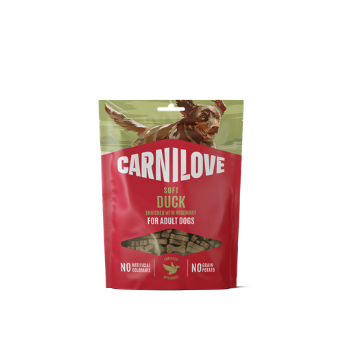 Pamlsek pro psy Carnilove Duck and Rosemary, 200 g Pamlsek pro psy Carnilove, kachna&rozmarýn, 200 g