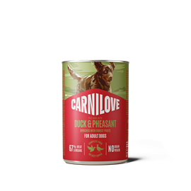 Carnilove Wild konzerva pro psy Meat Duck & Pheasant, 400g