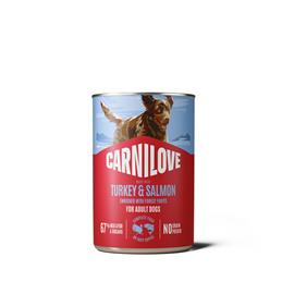 Carnilove Wild konzerva pro psy Meat Salmon & Turkey, 400g