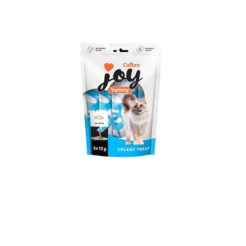 Calibra Joy Cat Yummy Salmon Treat, 5×15g Pochoutka Calibra Joy Cat Yummy losos, 5×15g