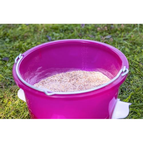 Kbelíkové krmítko pro slepice, růžové, 12 l Krmítko kbelíkové pro slepice, růžové, 12 l.