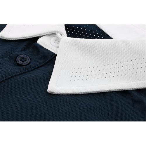 Pánské závodní triko Equitheme Polo Victor, SS 26, modré - vel. M Pánské triko Equithéme Polo Victor SS 26, modré, vel. M