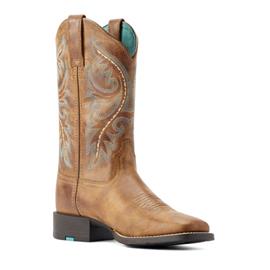 Westernové boty Ariat Round Up Zip, hnědé