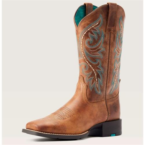 Westernové boty Ariat Round Up Zip, hnědé - vel. 41 Westernové boty Ariat Round Up Zip, vel. 41