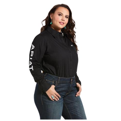Dámská košile Ariat Team Kirby, černá - vel. XL Košile dámská Ariat Team Kirby, černá, vel. XL