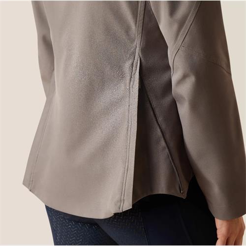 Dámská nepromokavá bunda Ariat Coastal AW 26, šedá - vel. M Bunda nepromokavá Ariat Coastal, tm. šedá, vel. M