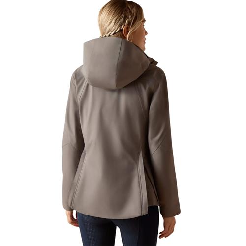 Dámská nepromokavá bunda Ariat Coastal AW 26, šedá - vel. M Bunda nepromokavá Ariat Coastal, tm. šedá, vel. M