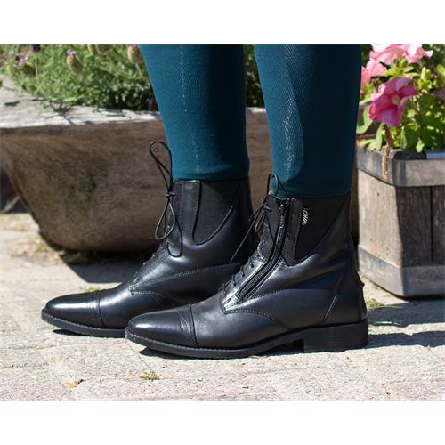 Jezdecká perka QHP Ezra, černá - vel. 37 Perka jezdecká QHP Ezra, černá, vel. 37