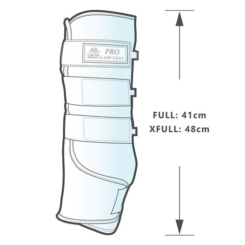 Chladicí kamaše Lami-Cell, černé, Full, pár Rozměr velikosti