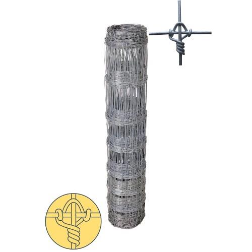 Uzlové pletivo Titan s okem 15 cm, délka 100 m - 155 cm - 15 drátů Uzlové pletivo Titan, pozinkované, oko 15 cm, 15 řad, výška 155 cm, 100 m