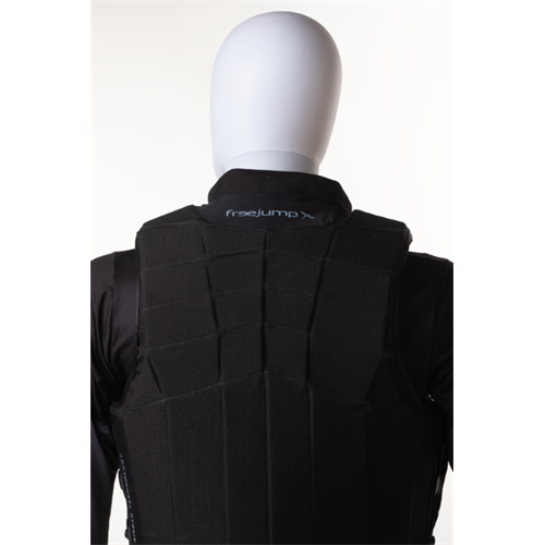 Bezpečnostní airbagová vesta Freejump X´Air Safe, 2v1, černá - vel. M Vesta airbagová X´Air Safe 2 v 1, vel. M