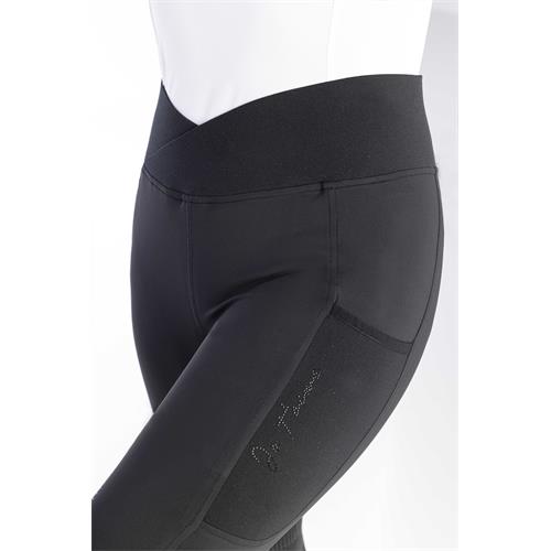 Dámské legíny Equitheme Flora, černé - vel. 38 Leginy dámské Equitheme Flora, černé, 38