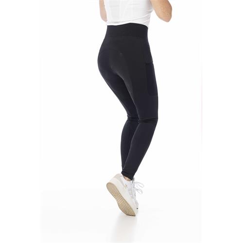 Dámské legíny Equitheme Flora, černé - vel. 38 Leginy dámské Equitheme Flora, černé, 38
