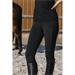 Dámské legíny Equitheme Flora, černé - vel. 38 Leginy dámské Equitheme Flora, černé, 38