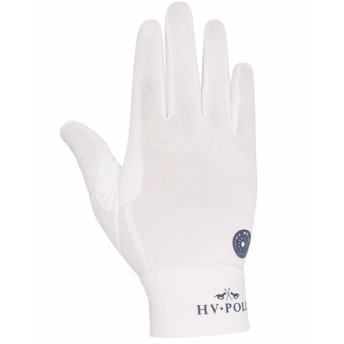 Jezdecké rukavice HV Polo Suzy, bílé - vel. S/M Rukavice HV Polo Suzy, bílé, S/M