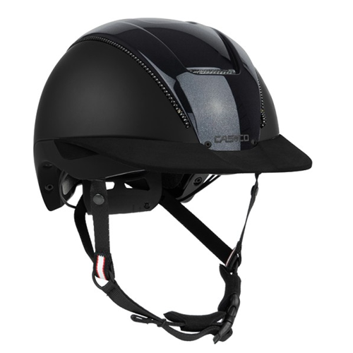 Jezdecká přilba Casco Duell Essential, černá - vel.  M (55-57cm) Přilba jezdecká Casco Duell Essential, černá, 55-57 cm