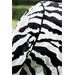 Síťovaná deka proti hmyzu Bucas Buzz-Off SS 26, zebra - vel. 135 cm Síťová deka s krkem Bucas Buzz-Off SS 26, zebra, vel. 135