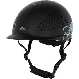 Jezdecká bezpečnostní přilba Covalliero Beauty 2.0, černá, vel. 48-51 cm