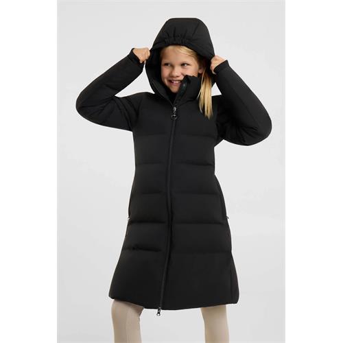 Dětský zimní kabát Horze Paloma AW 26/27, černý - vel. 158/164 Kabát dětský Horze, Paloma, černý, vel. 158/164 , AW 26/27
