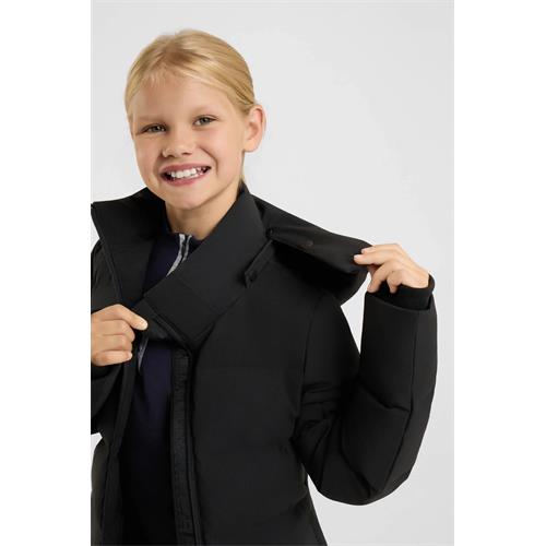 Dětský zimní kabát Horze Paloma AW 26/27, černý - vel. 158/164 Kabát dětský Horze, Paloma, černý, vel. 158/164 , AW 26/27