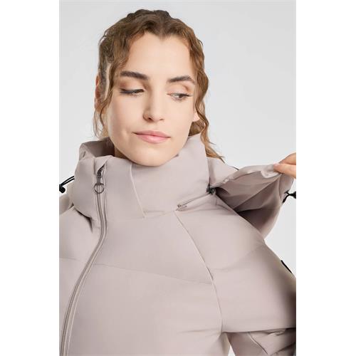 Zimní dámská bunda Horze Dina AW 26/27, béžová - vel. 42 Bunda zimní Horze Dina AW 26/27, béžová, vel. 42