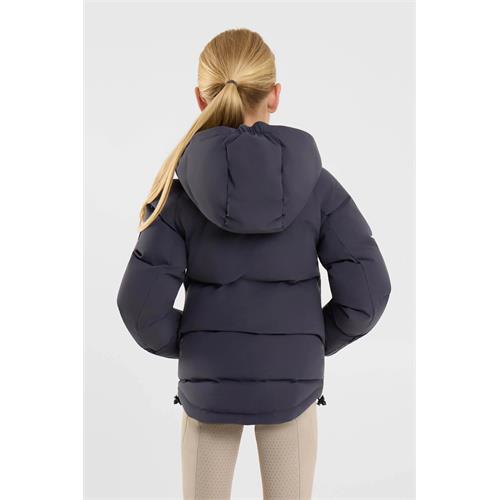 Zimní dětská bunda Horze Dina AW 26/27, modrá - vel. 134/140 Dětská zimní bunda Horze Dina, AW 26/27, modrá, vel. 134/140