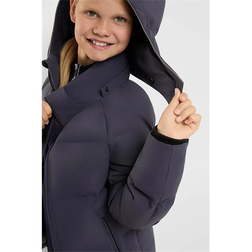 Zimní dětská bunda Horze Dina AW 26/27, modrá - vel. 134/140 Dětská zimní bunda Horze Dina, AW 26/27, modrá, vel. 134/140