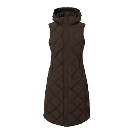 Dámská dlouhá vesta B-Vertigo Gem AW 26/27, hnědá