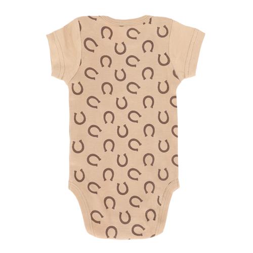 Dětské body QHP Bobby, béžové - vel. 68 Body dětské QHP Bobby, béžové, vel. 68