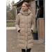 Dámský zimní kabát Pikeur Athleisure Quilted, AW 26/27, mocha - vel. 36 Dámský kabát Pikeur Athleisure Quilted, AW 26/27, mocha, vel. 36