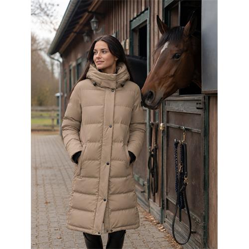 Dámský zimní kabát Pikeur Athleisure Quilted, AW 26/27, mocha - vel. 38 Dámský kabát Pikeur Athleisure Quilted, AW 26/27, mocha, vel. 38