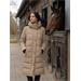 Dámský zimní kabát Pikeur Athleisure Quilted, AW 26/27, mocha - vel. 40 Dámský kabát Pikeur Athleisure Quilted, AW 26/27, mocha, vel. 40