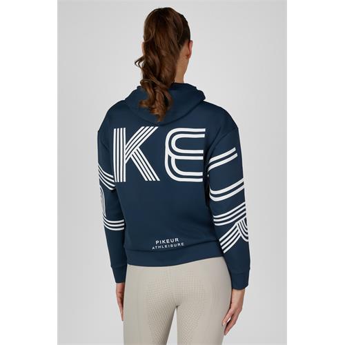 Dámská mikina Pikeur Athleisure Hoody Zip, AW 26/27, petrolejová - vel. 40 Dámská mikina Pikeur Athleisure Hoody Zip, AW 26/27, petrol, vel. 38