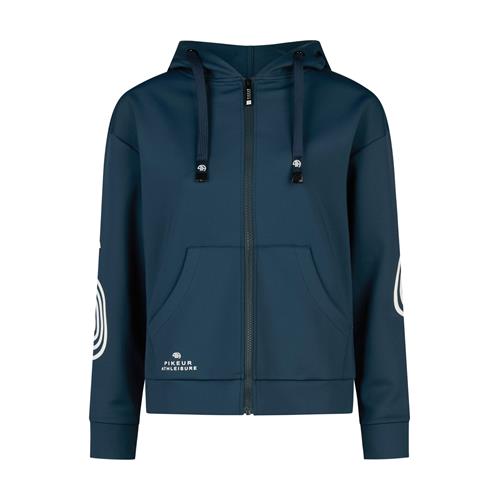 Dámská mikina Pikeur Athleisure Hoody Zip, AW 26/27, petrolejová - vel. 40 Dámská mikina Pikeur Athleisure Hoody Zip, AW 26/27, petrol, vel. 38
