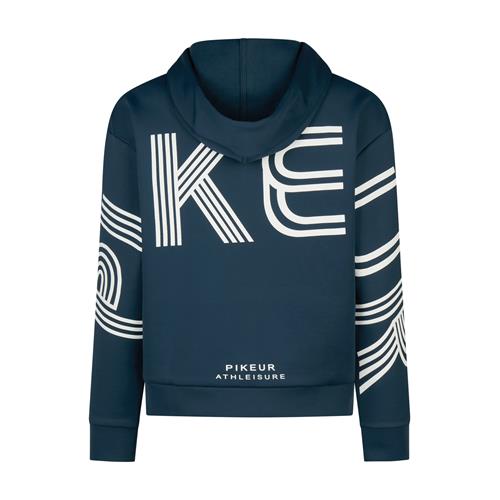 Dámská mikina Pikeur Athleisure Hoody Zip, AW 26/27, petrolejová - vel. 40 Dámská mikina Pikeur Athleisure Hoody Zip, AW 26/27, petrol, vel. 38