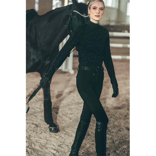 Dámské triko Pikeur Selection Print, AW 26/27, černé - vel. 36 Triko s dlouhým rukávem Pikeur Selection Print, AW 26/27, černé, vel. 36