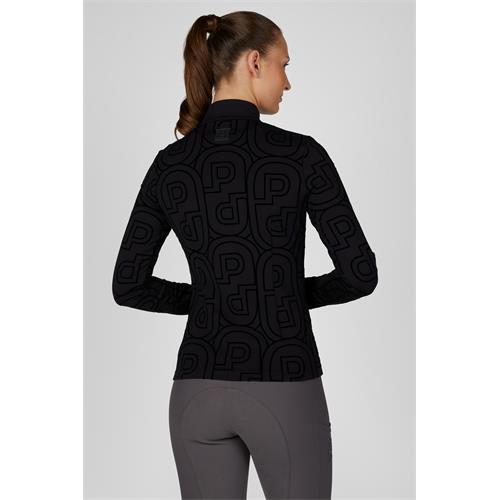 Dámské triko Pikeur Selection Print, AW 26/27, černé - vel. 36 Triko s dlouhým rukávem Pikeur Selection Print, AW 26/27, černé, vel. 36