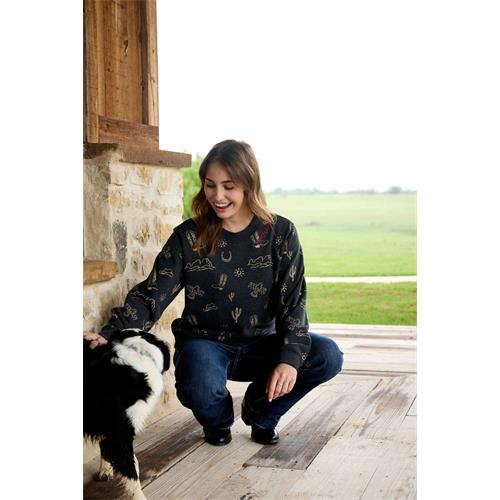 Dámská mikina Ariat Essential, tmavě šedá, SS 26 - vel. M Mikina dámská Ariat Essential, tmavě šedá, vel. M
