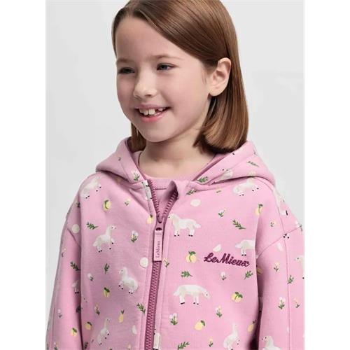 Dětská mikina LeMieux Mini Charlie, růžová s citrony - vel. 3-4 roky Mikina dětská Lemieux Mini Charlie, růžová s citrony